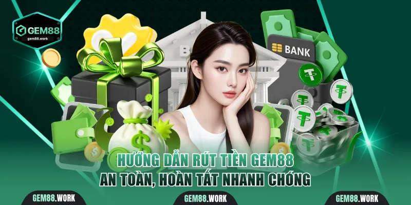 Hướng Dẫn Rút Tiền Gem88 An Toàn, Hoàn Tất Nhanh Chóng Rút tiền Gem88